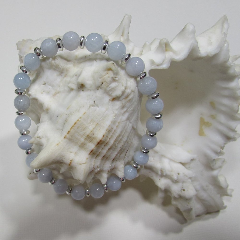 Natural Aquamarine Gemstone Bracelet